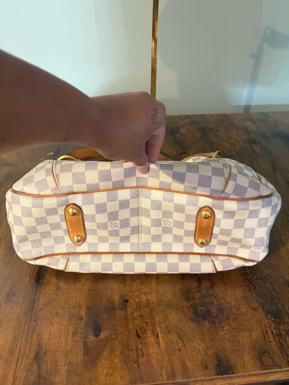 Louis Vuitton galleria pm Damier azur - Picture 6 of 9